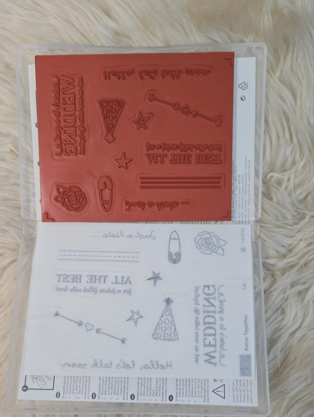 Stampin' Up! Better Togther Cling Mount Stamp Set